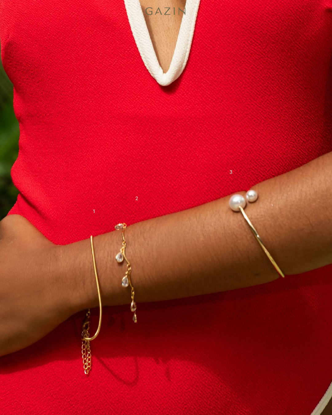 Pulseira Gotas Douradas